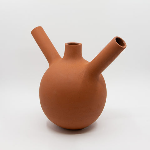 Karin Amdal-Vase Så Hyggelig å Se Deg Stor Terracotta-Norway Designs