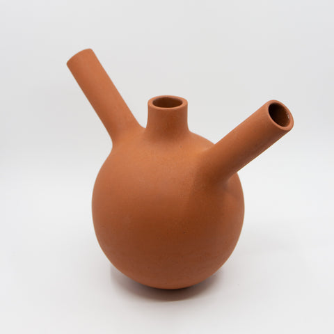 Karin Amdal-Vase Så Hyggelig å Se Deg Stor Terracotta-Norway Designs
