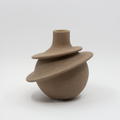 Vase Swirl Stengods Natur fra Karin Amdal