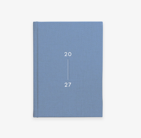 Kalender for 2027 tekstilbundet fra Kartotek Copenhagen