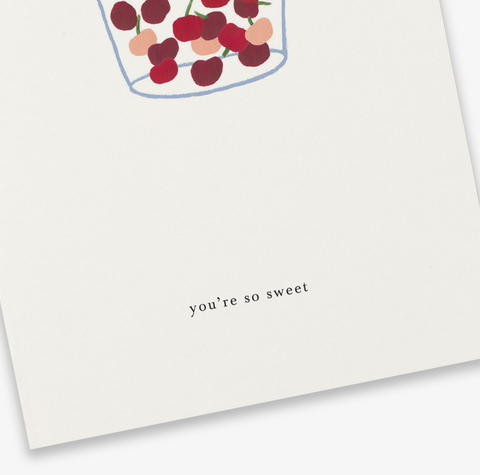 Kartotek-Kort Cherries (you're so sweet)-Norway Designs