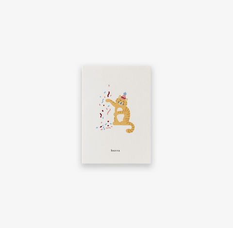 Kartotek-Minikort Katt (Hurra)-Norway Designs