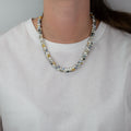 Kathrine Lindman - Seashell 1 Rads Halskjede Blåskjellmix - Norway Designs