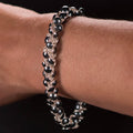 Kathrine Lindman-Seashell Armbånd 1 Rads Sølv/Mørk Grå-Norway Designs
