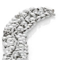 Kathrine Lindman-Seashell Armbånd 3 Rads Sølv/Hvit-Norway Designs
