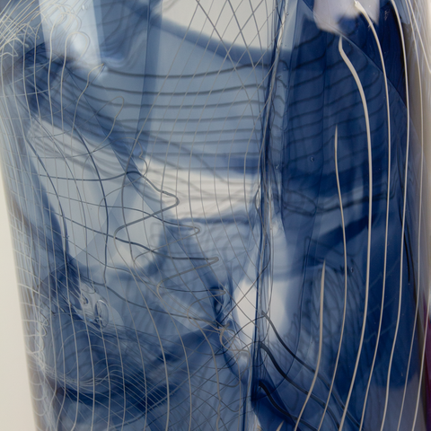Klart Glass-Vase H49cm Vidar Koksvik-Norway Designs