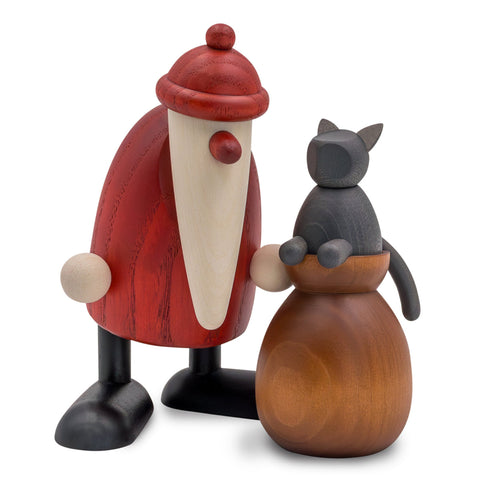 Köhler Design - Julepynt Julenissen Claus m/Katt - Norway Designs