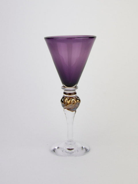 Kongsfoss Glass Drammeglass Mørk lilla - Norway Designs