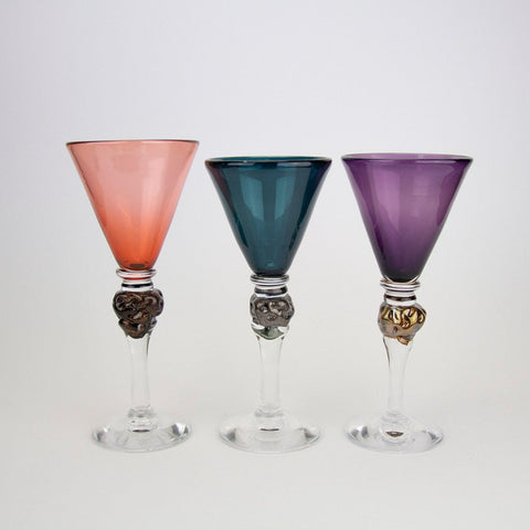Kongsfoss Glass Drammeglass Mørk lilla - Norway Designs