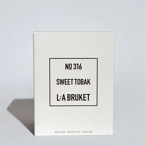LA-Bruket-Duftlys No 316 Sweet Tobak 260g-Norway Designs