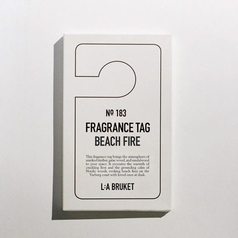 LA Bruket-Fragrance Tag No 183 Beach Fire-Norway Designs