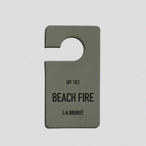 LA Bruket-Fragrance Tag No 183 Beach Fire-Norway Designs