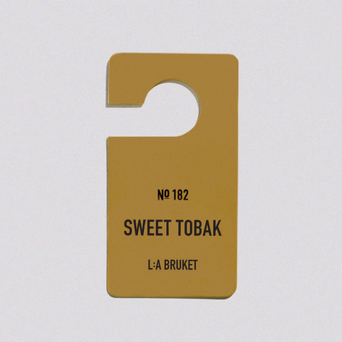 L:A Bruket-Fragrance Tag No 182 Sweet Tobak-Norway Designs