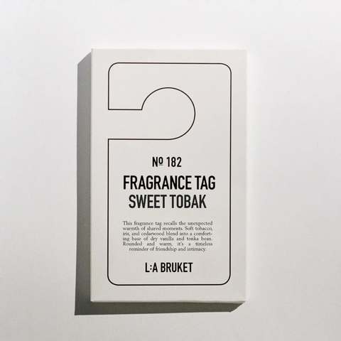 L:A Bruket-Fragrance Tag No 182 Sweet Tobak-Norway Designs