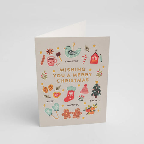 Lagom Design-Julekort Joy & Laughter-Norway Designs