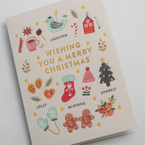 Lagom Design-Julekort Joy & Laughter-Norway Designs