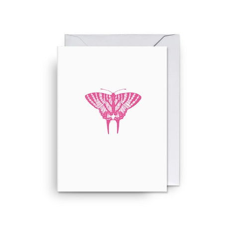 Minikort "Fuchsia Butterfly" - Norway Designs