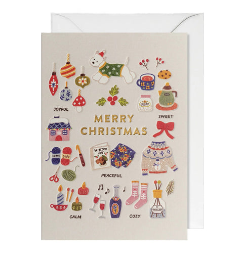 Lagom Design-Julekort "Joyful & Cosy"-Norway Designs