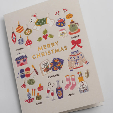 Lagom Design-Julekort "Joyful & Cosy"-Norway Designs