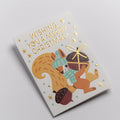 Lagom Design- Julekort Squirrel Wishing You a Merry Christmas- Norway Designs