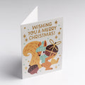 Lagom Design- Julekort Squirrel Wishing You a Merry Christmas- Norway Designs