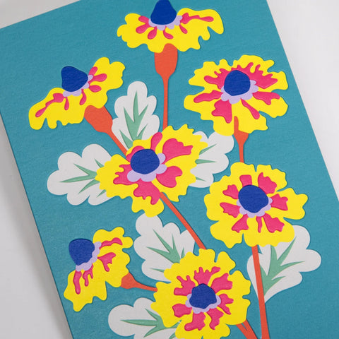 Lagom-Kort Marigold Floral-Norway Designs