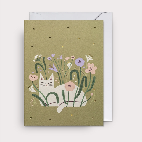 Lagom Design - Meadow Cat Nap Minikort- Norway Designs