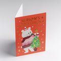 Lagom- Julekort Season's Greetings Polar Bear-Norway Designs