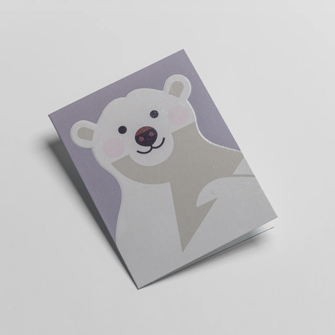 Lagom-Kort "Arctic Polar Bear"-Norway Designs