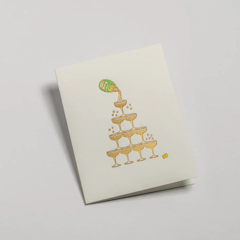 Lagom-Minikort "Champagne Tower"-Norway Designs