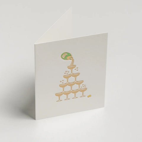 Lagom-Minikort "Champagne Tower"-Norway Designs