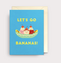 Lagom-Minikort "Lets Go Bananas!"-Norway Designs
