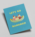 Lagom-Minikort "Lets Go Bananas!"-Norway Designs