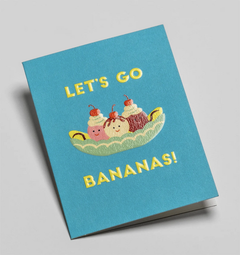 Lagom-Minikort "Lets Go Bananas!"-Norway Designs