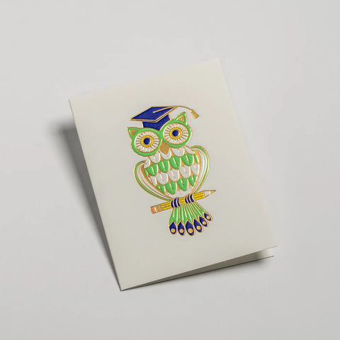 Lagom-Minikort "Owl Scholar"-Norway Designs