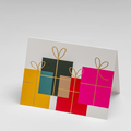 Lagom-Minikort "Wrapped Presents"-Norway designs