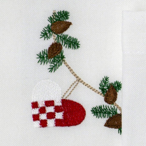 Langkilde & Søn - Juleserviett Julehjerte 50x50cm - Norway Designs