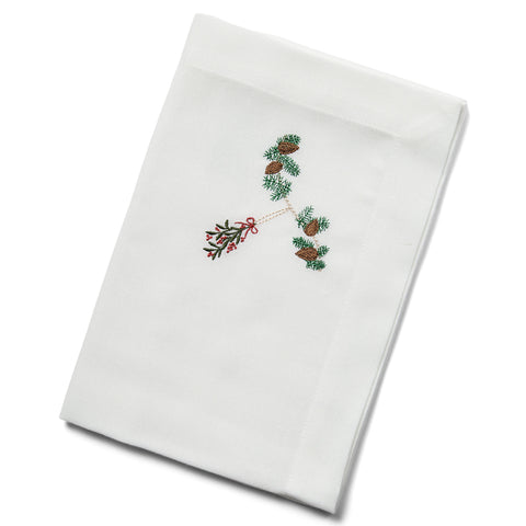 Langkilde & Søn - Juleserviett Misteltein 50x50cm - Norway Designs