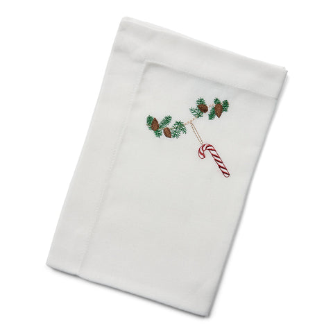 Langkilde & Søn - Juleserviett Sukkertøystang 50x50cm - Norway Designs