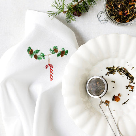 Langkilde & Søn - Juleserviett Sukkertøystang 50x50cm - Norway Designs