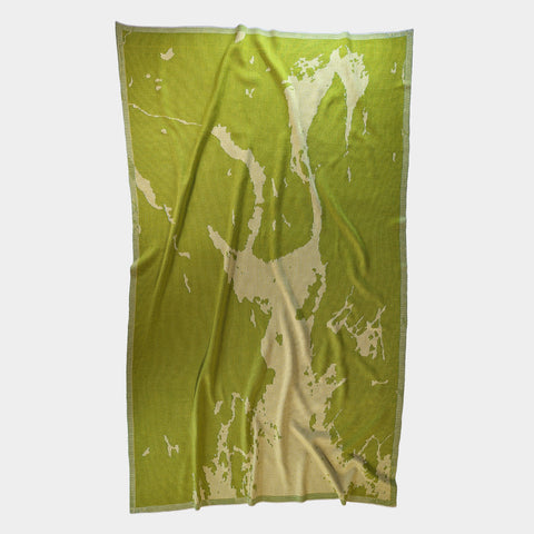 Leik - Oslofjorden Pledd Gylden Åker - Norway Designs