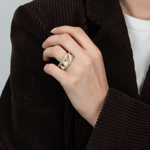 Lena W Herfindal - Michauxia Ring - Norway Designs