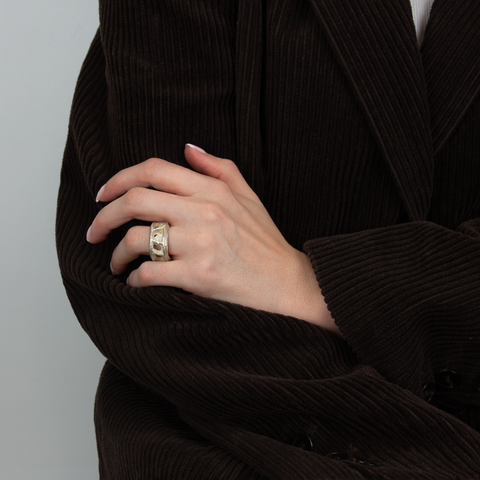 Lena W Herfindal - Michauxia Ring - Norway Designs