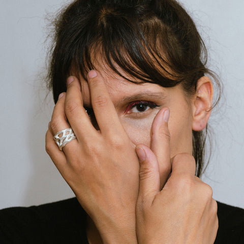 Lena W Herfindal - Forsythia Ring - Norway Designs