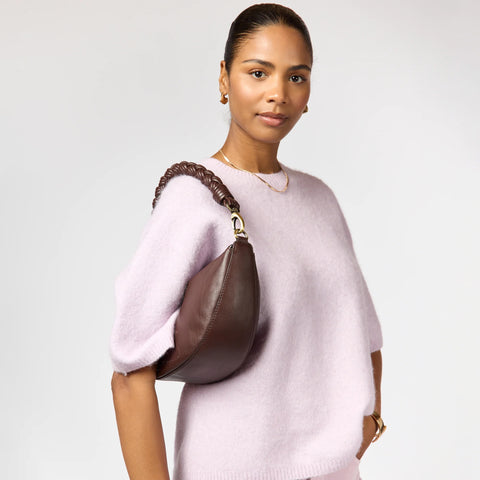 O My Bag- Leo Soft Grain Leather Chocolate- Norway Designs