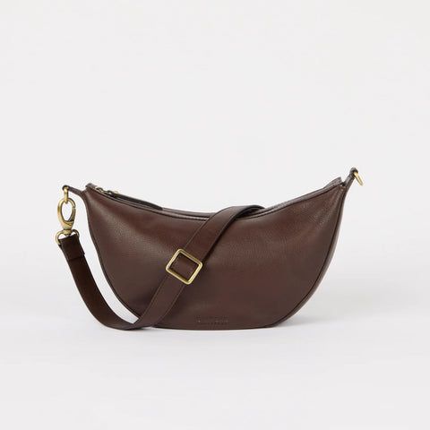 O My Bag- Leo Soft Grain Leather Chocolate- Norway Designs