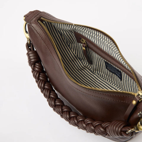 O My Bag- Leo Soft Grain Leather Chocolate- Norway Designs