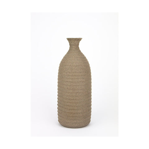 Vase Natural Grooves Bottle