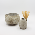 Matchasett Chamott/Kravleglasur fra Liebenberg Ceramics