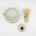 Matchasett Stengods Marmor Lys fra Liebenberg Ceramics